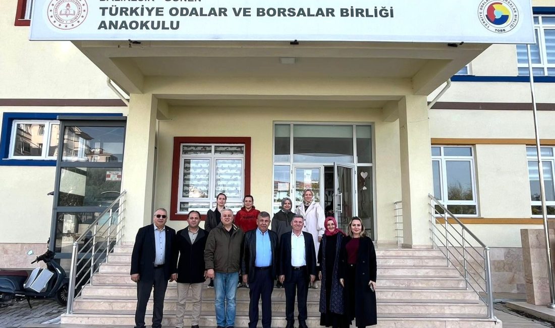 Gönen TOBB Anaokulu’na ortak ziyaret İlçeye kazandırılan Balıkesir–Gönen TOBB Anaokulu, Gönen Ticaret Odası ve Gönen