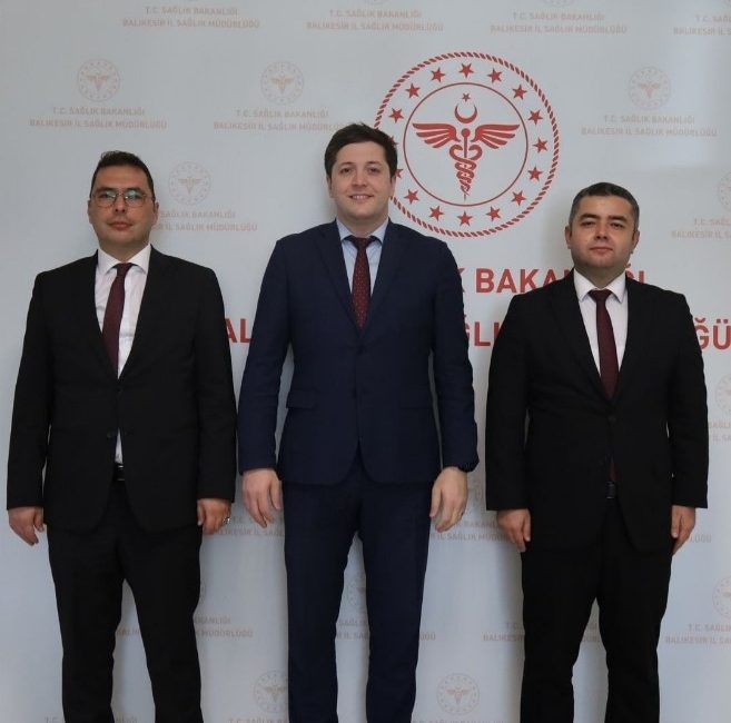 İl Sağlık Müdürü Dr. Miraç Çavdar, Bandırma Cumhuriyet Başsavcısı İsmail