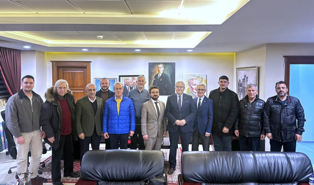 Bandırma Akademik Odalar Birliği, Bandırma Belediye Başkanı Dursun Mirza’yı ziyaret