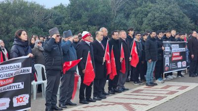 Sarıkamış Harekâtı’nın 111’inci yılı dolayısıyla Bandırma’da düzenlenen anma programında, Ayyıldız