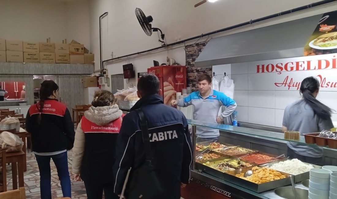 Bandırma Belediyesi’nden gıda işletmelerine sıkı denetim Bandırma Belediyesi Zabıta Müdürlüğü ile Bandırma İlçe Tarım Müdürlüğü iş