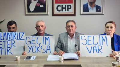 CHP Bandırma İlçe Başkanlığı tarafından düzenlenen basın toplantısında 2024 yılı