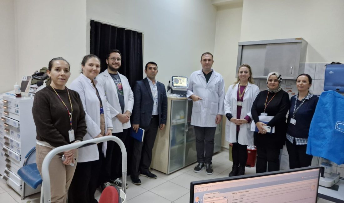 Bandırma Hastanesi’ne Yeni Oküler Ultrasonografi Cihazı Göz Hastalıkları Kliniği, ileri katarakt ve göz içi kanama vakalarının