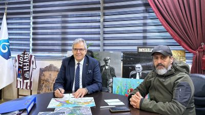 Bandırma Belediye Başkanı Dursun Mirza, Çalışkanlar Mahallesine yapılacak olan TOKİ