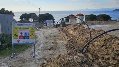 Marmara Adalar Belediyesi ve BASKİ iş birliğiyle Çınarlı Mahallesi Birinci