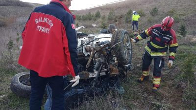 Ömerköy mevkiinde İzmir-İstanbul Otoyolu üzerinde meydana gelen tek taraflı trafik