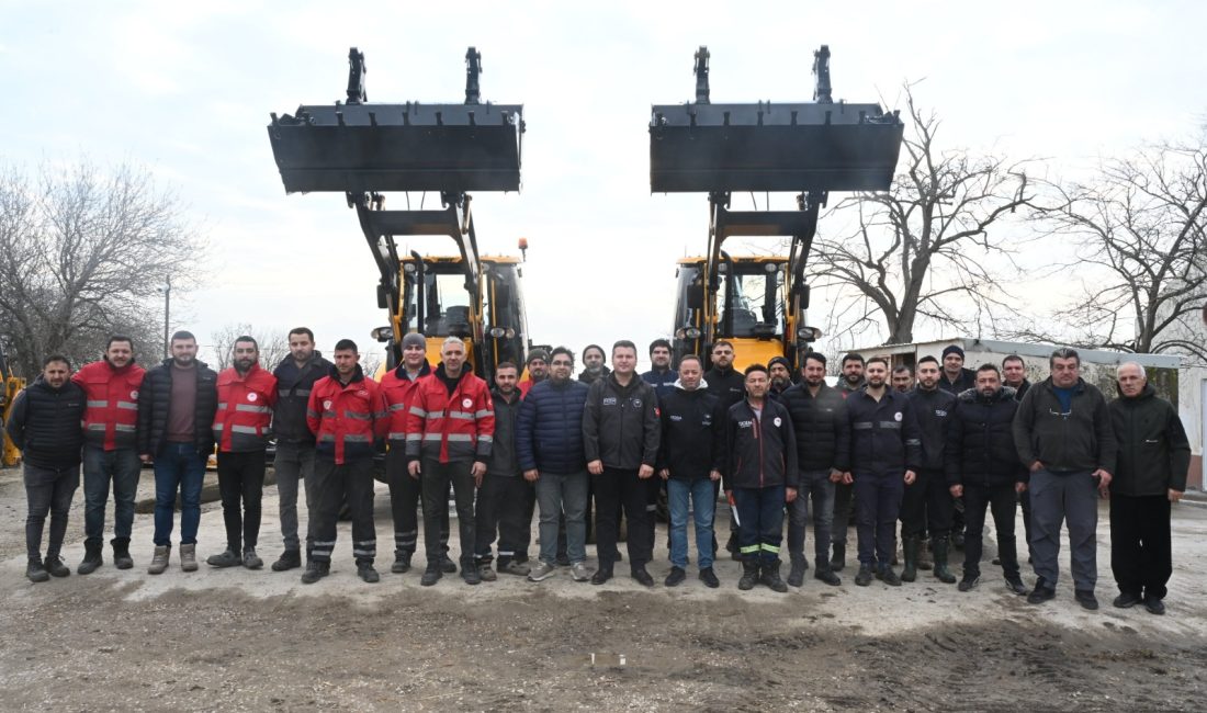 Tarım ve Orman Bakanlığı ile TAGEM desteğiyle temin edilen kepçeler,