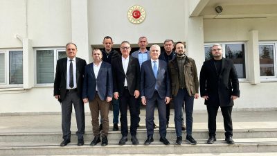 Bandırma Ticaret Borsası heyeti, Lefkoşa’da Ticaret Başmüşaviri Aytaç Yenal ile