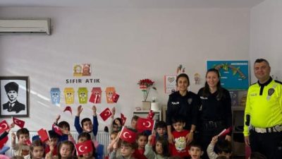 Burhaniye’de, İlçe Emniyet Müdürlüğü Toplum Destekli Polislik Büro Amirliği ekipleri