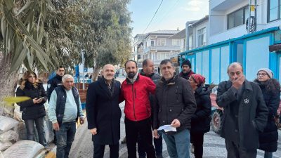 Marmara Adalar Belediye Başkanı Aydın Dinçer, Yiğitler Mahallesi’nde Adakarası üzüm