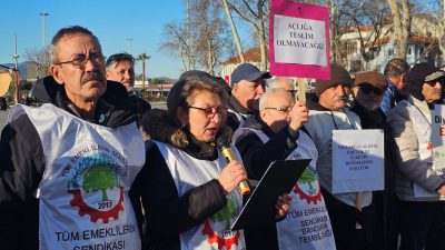 Tüm Emeklilerin Sendikası, emekli maaşları ve sendikal haklar için Bandırma