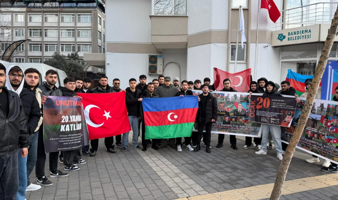 Bandırma’da Azerbaycan Şehitleri dualarla anıldı Bandırma Onyedi Eylül Üniversitesi’nde öğrenim gören Azerbaycanlı öğrenciler tarafından 20