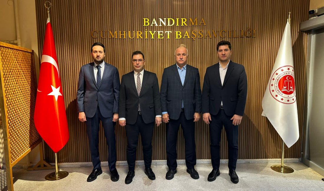 Marmara OSB Heyeti Bandırma’da kurumlara ziyaret Marmara Organize Sanayi Bölgesi Yönetimi, Bandırma’da adli ve sivil toplum