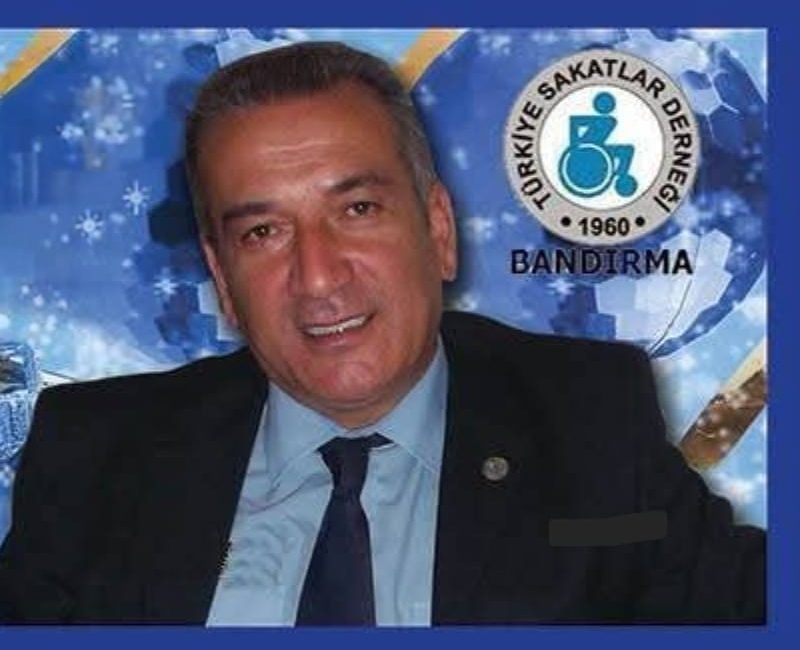 Türkiye Sakatlar Derneği Bandırma Şube Başkanı Aksakallı vefat etti Bir süredir Bandırma Eğitim ve Araştırma Hastanesi yoğun bakım ünitesinde