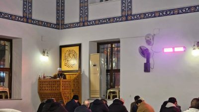 Bandırma İlçe Müftüsü Dr. Abdulhamid Pehlivan’ın katılımıyla Haydarçavuş Camii’nde sabah