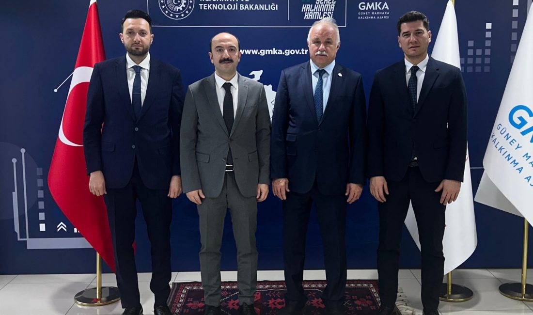 Marmara OSB’nin Yatırım ve Proje Gündemi GMKA’da değerlendirildi Marmara OSB yönetimi ile Güney Marmara Kalkınma Ajansı arasında gerçekleştirilen
