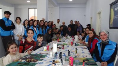 Havran ilçesinde, Belediye Bilim ve Teknoloji Merkezinde düzenlenen Aile Katılımlı