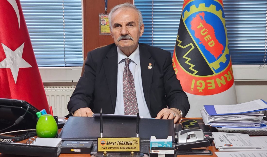 TÜED Bandırma’dan emekli zammına tepki Türkiye Emekliler Derneği Bandırma Şube Başkanı Ahmet Türkmen, açıklanan emekli