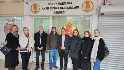 CHP Bandırma İlçe Başkanı Mehmet Atak ve yönetimi, Güney Marmara