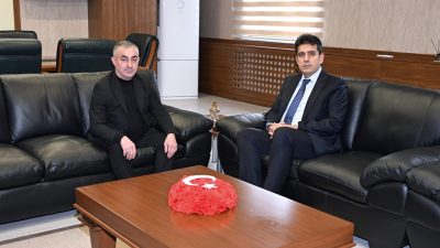 Manyas Belediye Başkanı Ahmet Duru, Balıkesir İl Emniyet Müdürü Şükrü