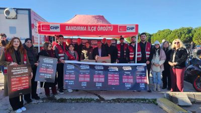 CHP Bandırma Gençlik Kolları ve CHP İlçe Örgütü, üniversite öğrencilerinin