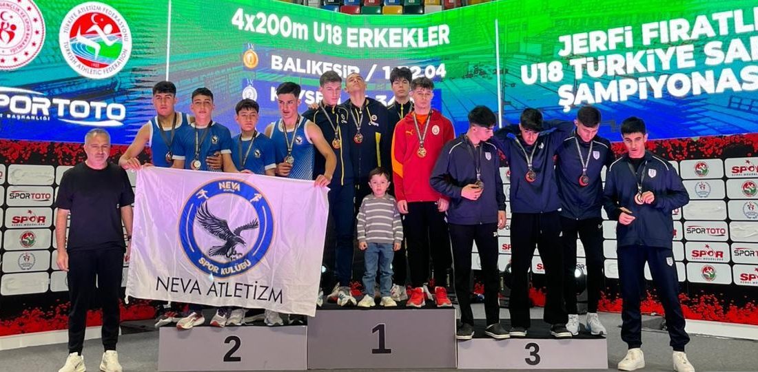 U-18 Salon Atletizm Türkiye Şampiyonası’nda Erdek rüzgarı Erdek Atletik NYZ Spor Kulübü sporcuları, İstanbul’da düzenlenen U-18 Salon