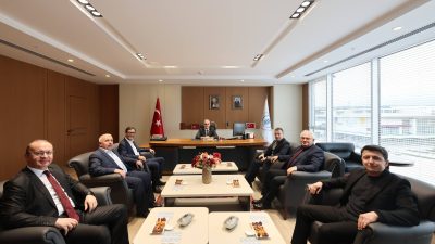 Tavşanlı Belediye Başkanı Ali Kemal Derin ile Baştaş Grup Yönetim