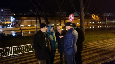 Dursunbey Belediye Başkanı Ramazan Bahçavan, sağanak sonrası yapılan incelemelerde dere
