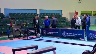 Balıkesir İl Gençlik ve Spor Müdürü Adem Özalp, Manyas ilçesinde