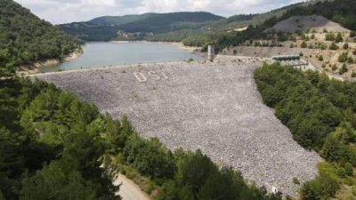 Bölgede etkili olan yağışların ardından Yenice–Gönen Barajı yüzde 100 doluluk