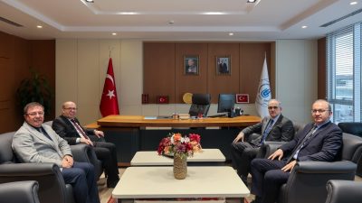 Susurluk Kaymakamı Turgut Gülen, Bandırma Onyedi Eylül Üniversitesi Rektörü Prof.