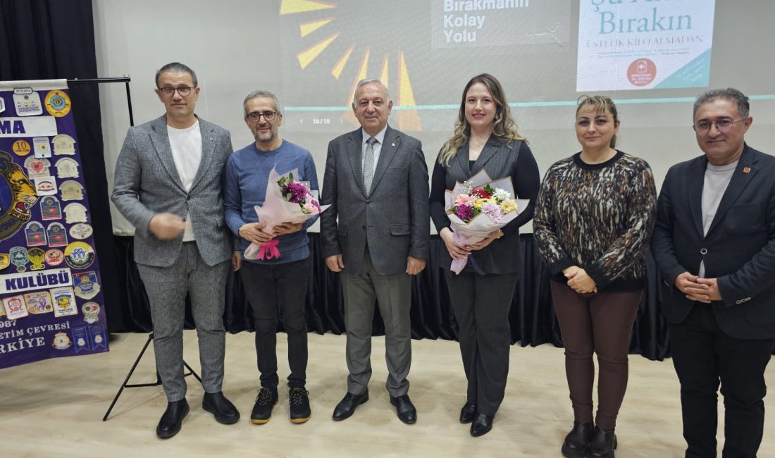 Bandırma Lions Kulübü Derneği ile Bandırma Belediyesi’nin ortaklaşa düzenlediği “Sigaranın