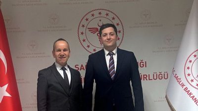 Kardiyolog Dr. Selim Panç, İl Sağlık Müdürü Dr. Miraç Çavdar’ı