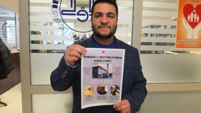 Ramazan ayı yaklaşırken, Cumhuriyet Mahallesi Merkez Camiinde Kur’an ziyafeti verilecek.