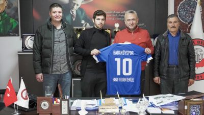 Babaköyspor Kulüp Yönetimi, Susurluk Belediye Başkanı Hakan Yıldırım Semizel’i makamında