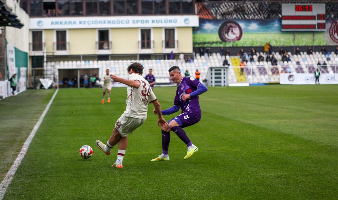 Trendyol 1. Lig: Ankara Keçiörengücü: 3 – Bandırmaspor: 1 Trendyol 1. Lig’in 24. haftasında Ankara Keçiörengücü, konuk ettiği Bandırmaspor’u