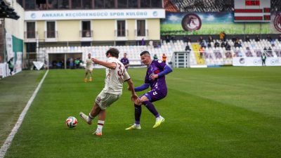 Trendyol 1. Lig’in 24. haftasında Ankara Keçiörengücü, konuk ettiği Bandırmaspor’u