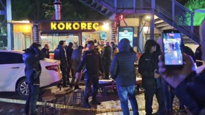 Edremit’te kokoreç dükkanına düzenlenen silahlı saldırıda 2’si ağır olmak üzere