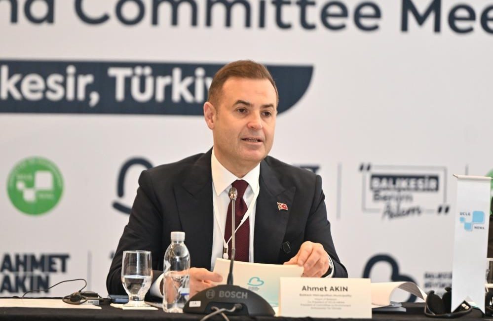 Balıkesir Büyükşehir’in ev sahipliğinde UCLG-MEWA zirvesi UCLG-MEWA Çevre Komitesi Başkanlık Divanı ve Komite Toplantısı’nda konuşan Balıkesir