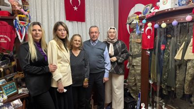 AK Parti Bandırma Kadın Kolları, şehit Doğuş Uran’ın ailesini ziyaret