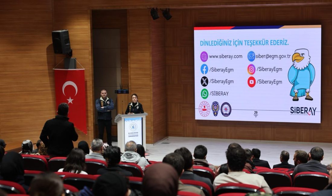 BANÜ’de Yasa Dışı Bahisle Mücadele Konferansı Bandırma Onyedi Eylül Üniversitesi’nde dijital dünyada artan risklere dikkat çekmek