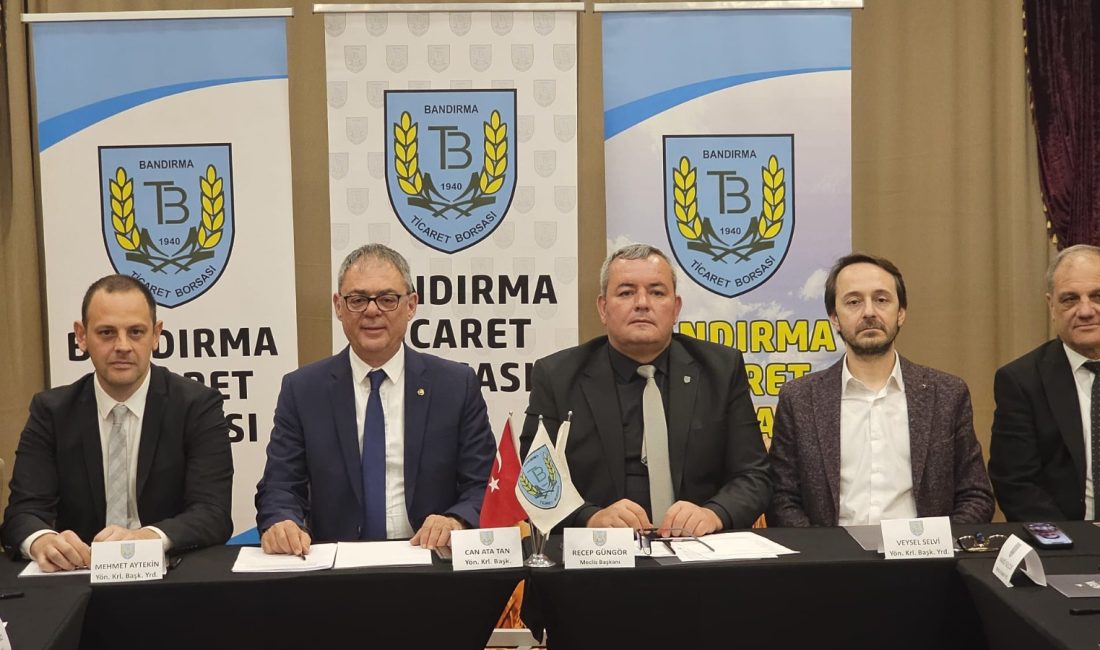 Bandırma Ticaret Borsası işlem hacmi 2025’te 92 milyar lirayı aştı Bandırma Ticaret Borsası, 2025 yılı faaliyetlerini kamuoyuyla paylaştı. Tescil işlem