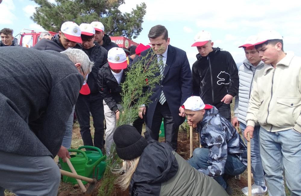 Havran’da öğrenciler fidanları toprakla buluşturdu Dünya Ormancılık Günü ve Ormancılık Haftası kapsamında düzenlenen etkinlikte, ilçe