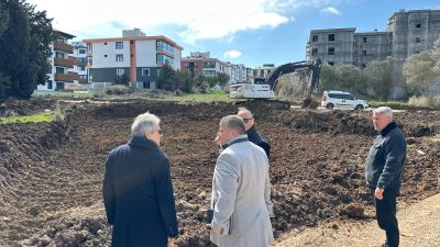 Bandırma Belediye Başkanı Dursun Mirza, saha ziyaretleri kapsamında Levent Mahallesi’nde