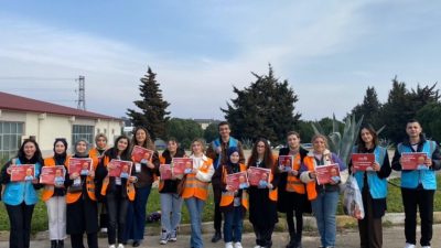 Bandırma Onyedi Eylül Üniversitesi LÖSEV Fayda Topluluğu, Cumhuriyet Meydanı’nda düzenlediği