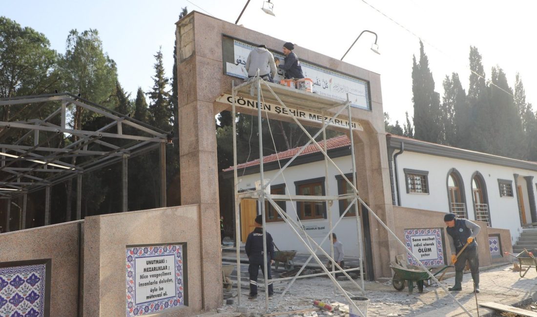 Gönen’de yol, parke ve temizlik çalışmaları sürüyor Gönen Belediyesi, ilçe genelinde altyapı, asfalt, parke taş tamiri, çevre