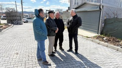 Susurluk Belediyesi tarafından Karşıyaka Mahallesi Gediz ve Demet sokaklarda parke