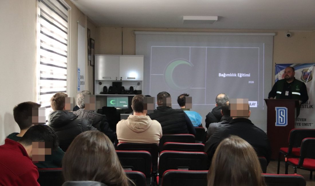 Bandırma’da Yeşilay Haftası Farkındalık Programı Bandırma Denetimli Serbestlik Müdürlüğü, Yeşilay Haftası kapsamında yükümlülere yönelik bilgilendirme
