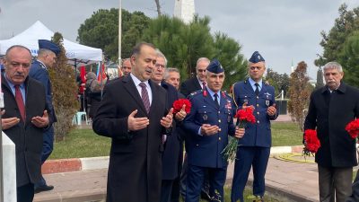 Bandırma’da 18 Mart Çanakkale Zaferi’nin 111’inci yıl dönümü dolayısıyla düzenlenen