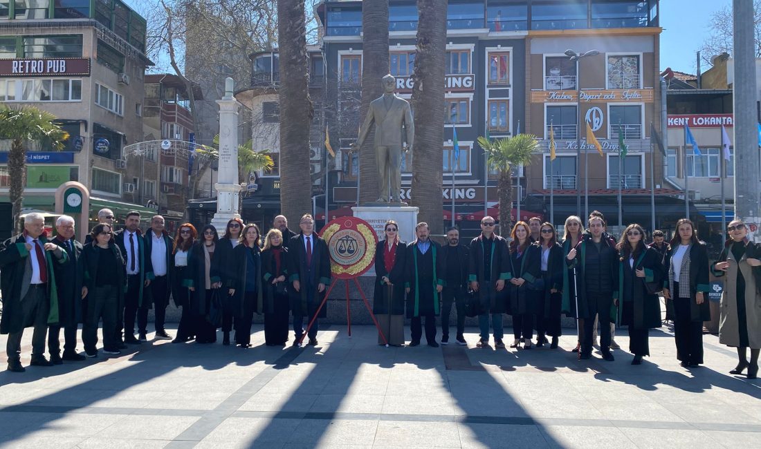 Balıkesir Barosu Bandırma Temsilciliği, 5 Nisan Avukatlar Günü kapsamında tören